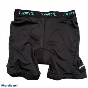 Trayl Cycling Black Men's Shorts Sz Medium active